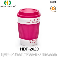 Caneca de café plástica da parede dobro por atacado práticos (HDP-2020)